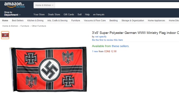 Amazon Nazi flag for sale