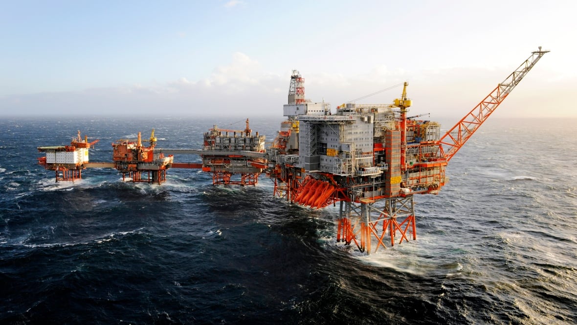 North Sea oil platforms evacuated after loose barge drifts in rough seas World CBC News North Sea oil platforms evacuated after loose barge drifts in rough seas World CBC News