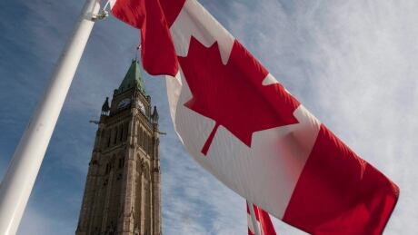 A Canadian flag flies on under the Peace Tower ahead of the resumption of parliament in Ottawa Wednesday March 3, 2010. Following prorogation, parliament will resume with today's Speech from the Throne. The Heritage minister is lending his support to a private member's bill that would give Canadians the right to fly the flag wherever they want. Tories Fly Flag