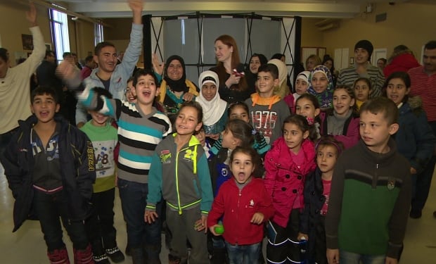 Syrian refugee children in Newfoundland