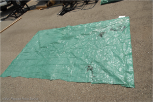 Bloody tarp Bosma