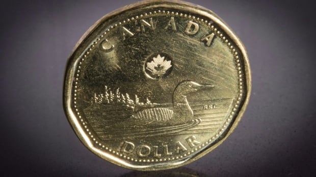 The Canadian dollar surged more than three-quarters of a cent on Tuesday morning.