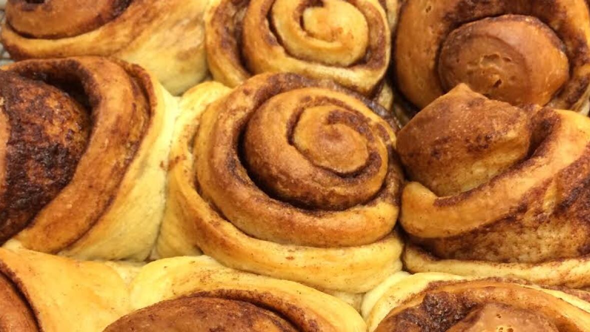 Gooey cinnamon bun recipe from ATCO Blue Flame Kitchen Calgary CBC News