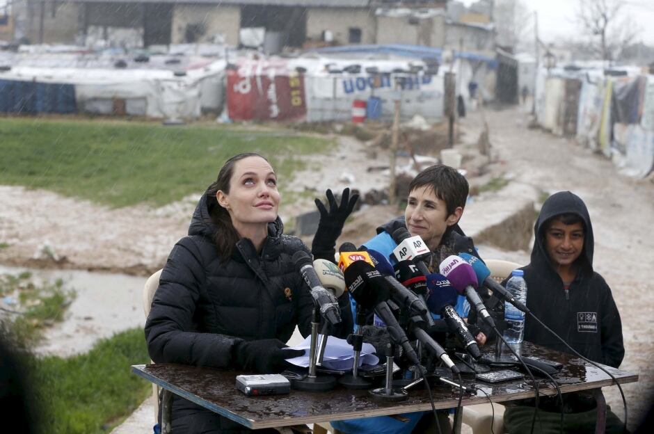 WIP MIDEAST-CRISIS SYRIA-Angelina JOLIE March 15 2016