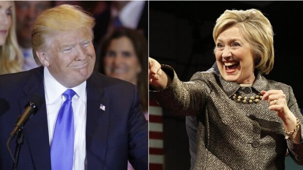 Democratic presidential hopeful Hillary Clinton has turned her attention to Republican front-runner Donald Trump after they both came out on top in Tuesday's primary races.