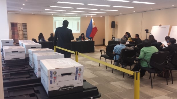 Voting results at Philippine Embassy in Ottawa