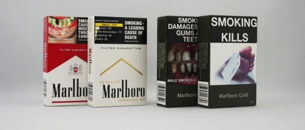 Australian plain cigarette packs