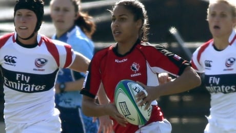 Magali Harvey, one of Canada's top scorers on the World Sevens Series this year, was left off the Rio Olympic team on Friday. magali-harvey