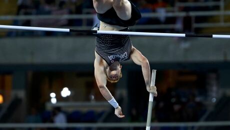2016 Rio Olympics - Athletics - Preliminary - Men's Pole Vault Qualifying Round - Group B - Olympic Stadium - Rio de Janeiro, Brazil - 13/08/2016. - Shawnacy Barber (CAN) competes in men's pole vault qualifying. (Murad Sezer/Reuters) OLYMPICS-RIO-ATHLETICS-M-POLEVAULT Shawn Barber