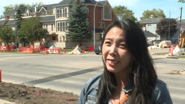 Pam Tzeng is excited the city is building a new crosswalk on Memorial Drive at 9th Street, just west of the Peace Bridge.
