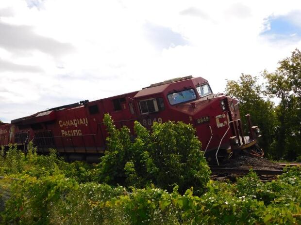 CP Rail derailment in Toronto