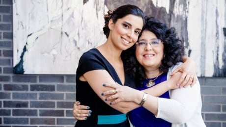 Nargis Hannah Yakobi pictured with her mother Gyulzar Julia Yakobi, 56, in 2015 one year before they were separated when Gyulzar travelled to Russia to get help for what her family says is a medical condition. Gyulzar Julia Yakobi