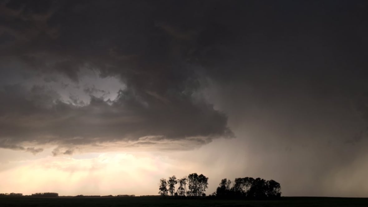 Wicked storm over Regina Friday night captured on social media Saskatoon CBC News