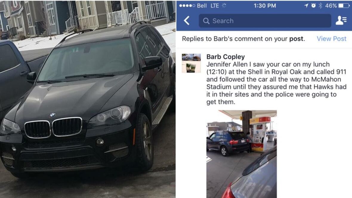 Facebook connects stolen car with Calgary owner in less than 2 hours