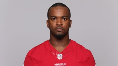 This is a 2015 photo of Mylan Hicks of the San Francisco 49ers NFL football team. The Calgary Stampeders say team member Mylan Hicks died after his 'life was taken in act of violence early on Sunday morning.' FBO CFL Stampeders 20160925
