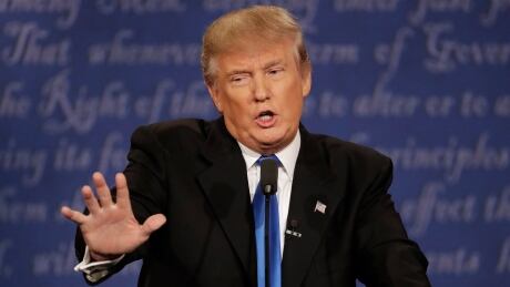 FILE - In this Sept. 26, 2016 file photo, Republican presidential nominee Donald Trump speaks during the presidential debate at Hofstra University in Hempstead, N.Y. Campaign 2016 Taxes