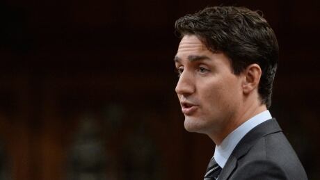 Prime Minister Justin Trudeau delivers a speech at the start of the Paris Agreement debate in the House of Commons on Parliament Hill in Ottawa on Monday, Oct. 3, 2016. Trudeau Climate 20161003