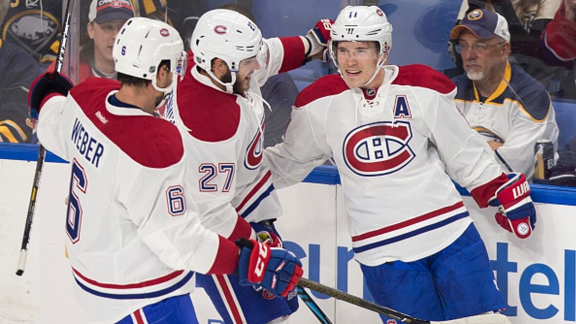 Gallagher leads new-look Canadiens over injury-depleted Sabres