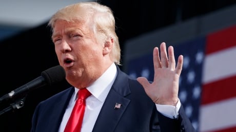 Republican presidential candidate Donald Trump used a campaign rally, Saturday, Oct. in Portsmouth, N.H., to suggest the election is rigged and that his rival, Hillary Clinton, is on drugs. Campaign 2016 Trump