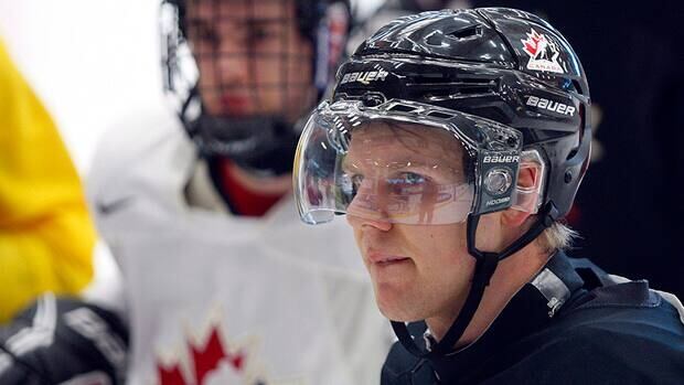 Griffin Reinhart, who made Team Canada's world juniors roster, was one of many players to head to Twitter after hearing the news.