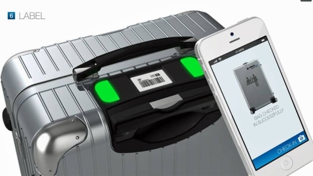 'Smart' suitcase can be checked in at home and tracked with iPhone