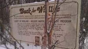 si-buck-for-wildlife-sign