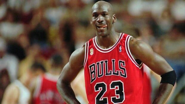 Former Chicago Bulls superstar Michael Jordan, shown here in 1996, turned 50 on Sunday.