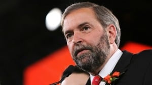 NDP Leader Tom Mulcair