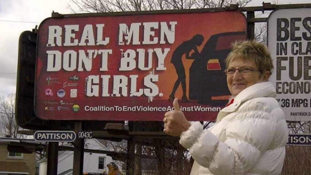 Thumbs up for antiprostitution sign CBC News