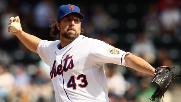 R.A. Dickey, 38, is the reigning National League Cy Young Award-winner. (File/Getty Images)