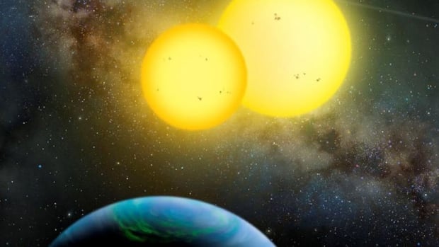 Binary stars planet