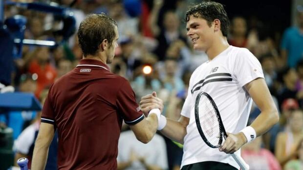 Milos Raonic of Canada equalled his career best finish at a major with a fourth-round appearance at the U.S. Open.