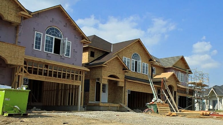 Housing development under construction.