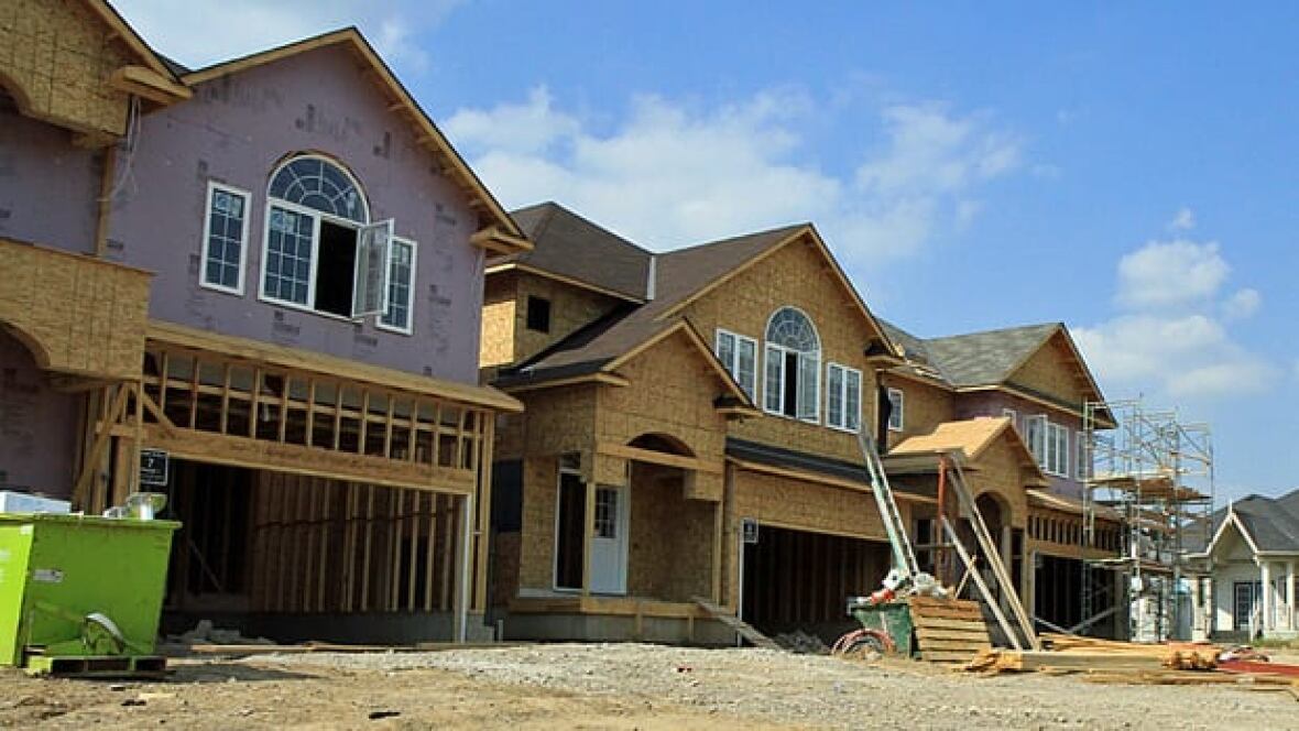 Housing development under construction.