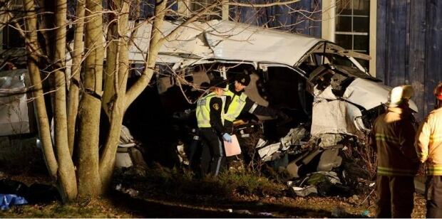 Truck, van collide