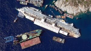 The Costa Concordia wreck