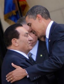 Nobel Peace Obama Mubarak