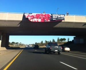 Anti-abortion banner