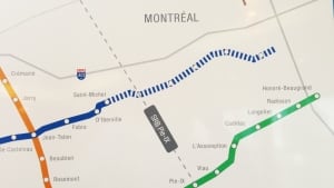 Montreal metro extension