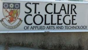 St. Clair College Sign