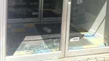 Broken daycare window