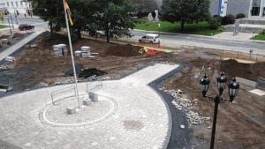 New Brunswick legislature walkway