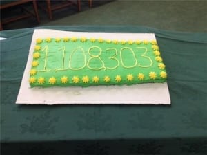 Population celebration cake