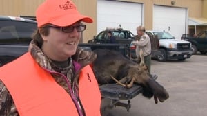 Happy hunter