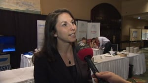 Melanie Agopian, Loblaws' senior director of sustainability, at the 2013 World Seafood Congress