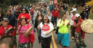 Shale gas protest in Rexton