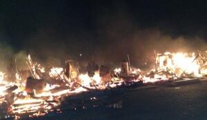Fire in Elbow, Sask.