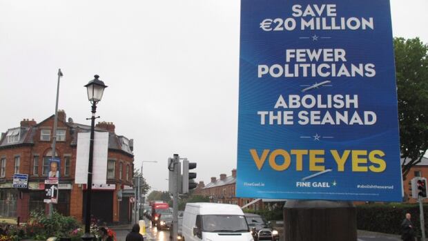Abolish Ireland Senate poster