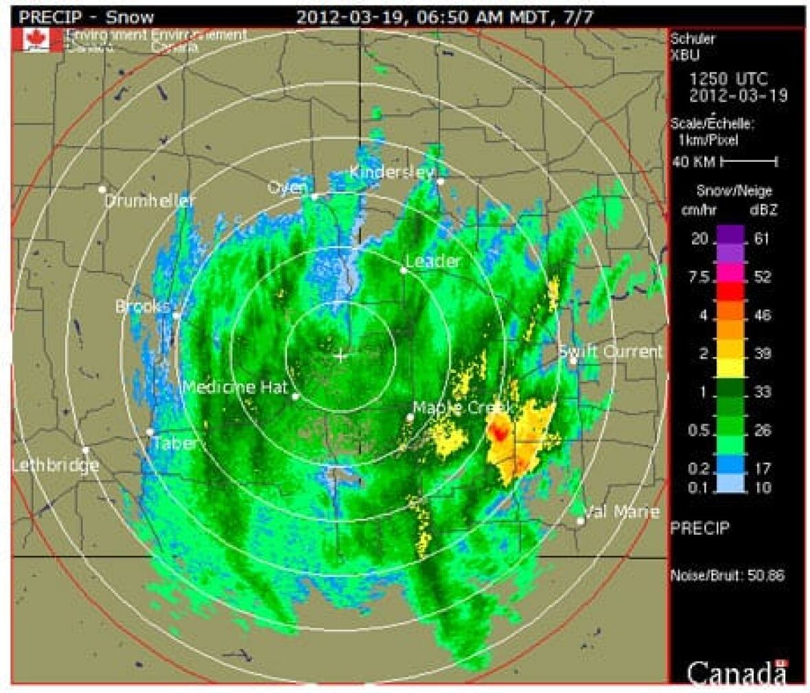 Western Sask. hammered by storm CBC News