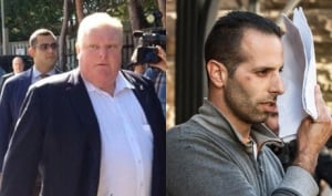 Rob Ford and Alessandro 'Sandro' Lisi